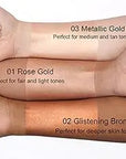 3 Colors Body Shimmer Concealer Makeup