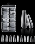 120Pcs Fake Nails American Capsule Gel X Coffin