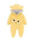 LZH Baby Winter Overall Long Sleeve Infant Clothing