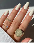 24Pcs Nude Pink Short Round Press-On Nails