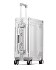 All-Aluminum Rolling Travel Suitcase High-Quality Men's Luggage