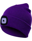 LED Lighted Unisex Winter Cap for Outdoor Activities