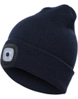 LED Lighted Unisex Winter Cap for Outdoor Activities