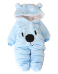 LZH Baby Winter Overall Long Sleeve Infant Clothing