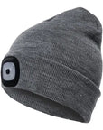 LED Lighted Unisex Winter Cap for Outdoor Activities