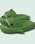Fashion Panda Print Shark Slippers Summer