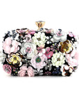 3D Beaded Floral Clutch