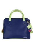 Elisa Leather Handbag -Sapphire