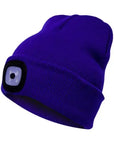 LED Lighted Unisex Winter Cap for Outdoor Activities