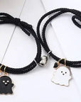 Ghost Emoji Couple Bracelet