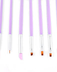Gel Liner Polish Brush Set Nail Art Dotting Tools