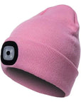 LED Lighted Unisex Winter Cap for Outdoor Activities