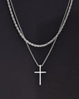 Vnox Mens Cross Necklaces