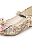 Glitter High Heel Kids Shoes