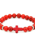 Charm Cross Beads Bracelet