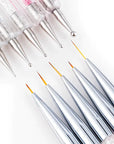 Gel Liner Polish Brush Set Nail Art Dotting Tools