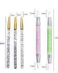 Gel Liner Polish Brush Set Nail Art Dotting Tools