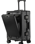 Trolley Aluminum Frame Large Capacity Front Opening Luggage