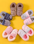 Winter Home Slippers Cute Cartoon Cat