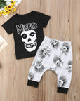 Baby Boy Clothes Black Skull