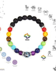 Chakra Constellation Bracelet Crystal Jewelry