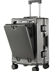 Trolley Aluminum Frame Large Capacity Front Opening Luggage