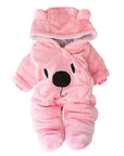 LZH Baby Winter Overall Long Sleeve Infant Clothing