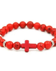 Charm Cross Beads Bracelet