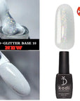 2 in 1 Glitter Nail Polish Base