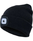 LED Lighted Unisex Winter Cap for Outdoor Activities