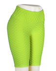 Textured Push Up Fitness Shorts