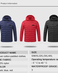 Unisex Winter Heating Jacket