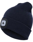 LED Lighted Unisex Winter Cap for Outdoor Activities