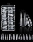 120Pcs Fake Nails American Capsule Gel X Coffin