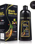 3-in-1 Natural Hair Dye Shampoo - Quick & Easy Gray Coverage, Cleanses & Nourishes