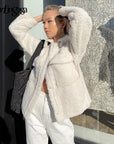 White Winter Jacket Women