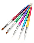 Gel Liner Polish Brush Set Nail Art Dotting Tools