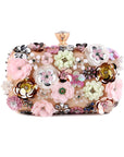 3D Beaded Floral Clutch