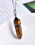 Natural Amethyst Crystal Point Pendant: DIY Jewelry Gift