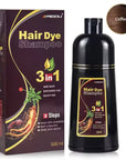 3-in-1 Natural Hair Dye Shampoo - Quick & Easy Gray Coverage, Cleanses & Nourishes