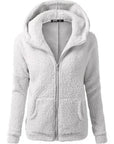 OLGITUM Women's Hooded Fleece Jacket - Winter/Autumn 2020