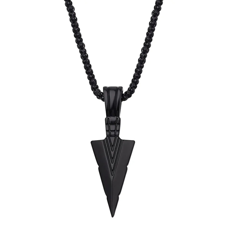 Metal Punk Cross Pendant Necklace