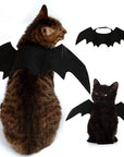 Halloween Small Pet Cat Bat Wings