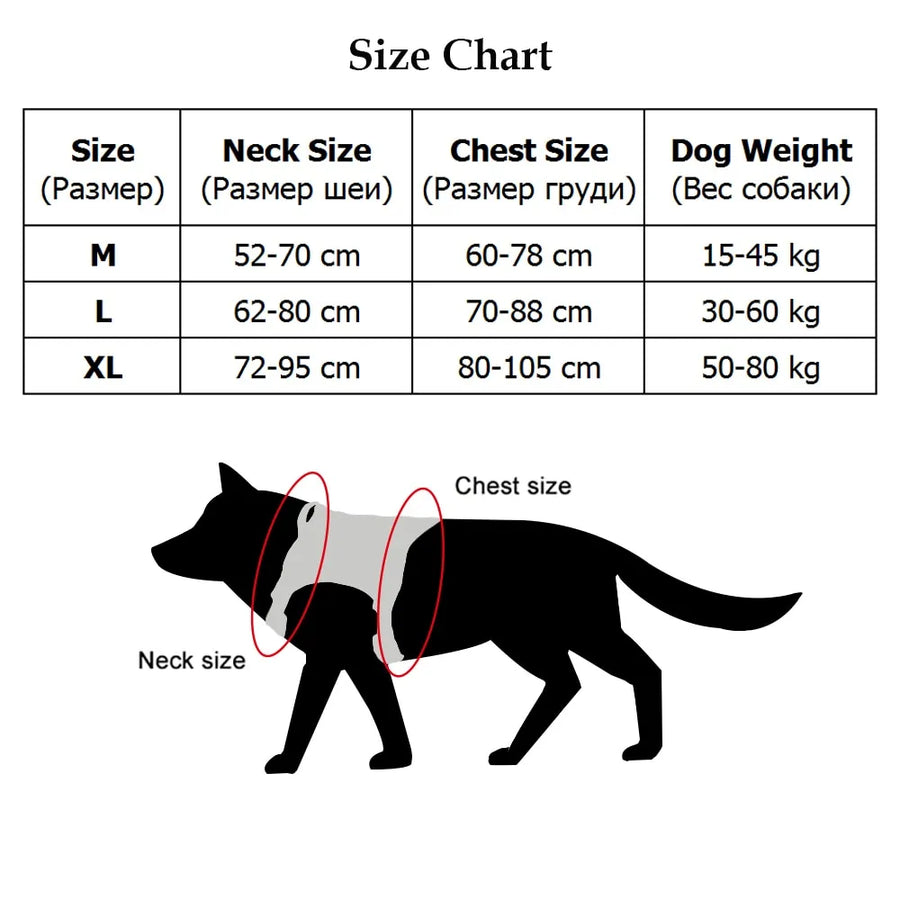 Nylon Tactical Dog Harness with Handle & Bungee Leash for Large Dogs