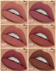 6pcs/Set Velvet Matte Lip Gloss