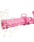 21 Holes Large Kids Gatling Bubble Gun Toys