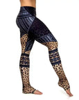 High Waist Killmonger 3D Print Fitness Leggings