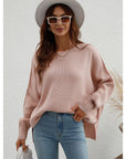 Women's Long Sleeve Crew Neck Sweater