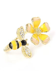 Flower and Bee Matching Ring