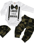 Cute 3PCS Set Newborn Baby Boy Clothes